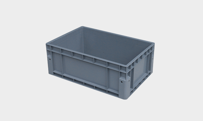 轩盛塑业EU4623D包角平底塑料物流箱